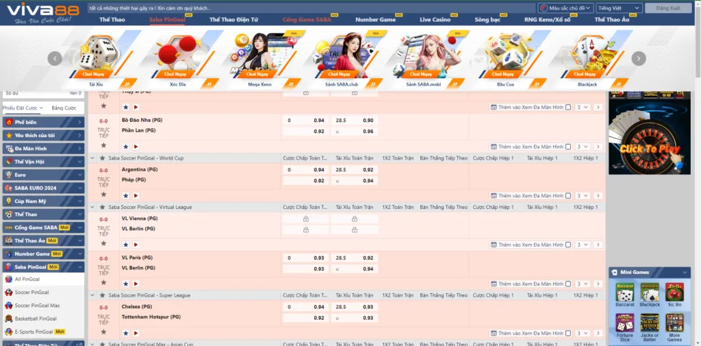 viva88 - cổng game saba