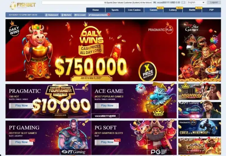 Games – Slot games – Jackpot