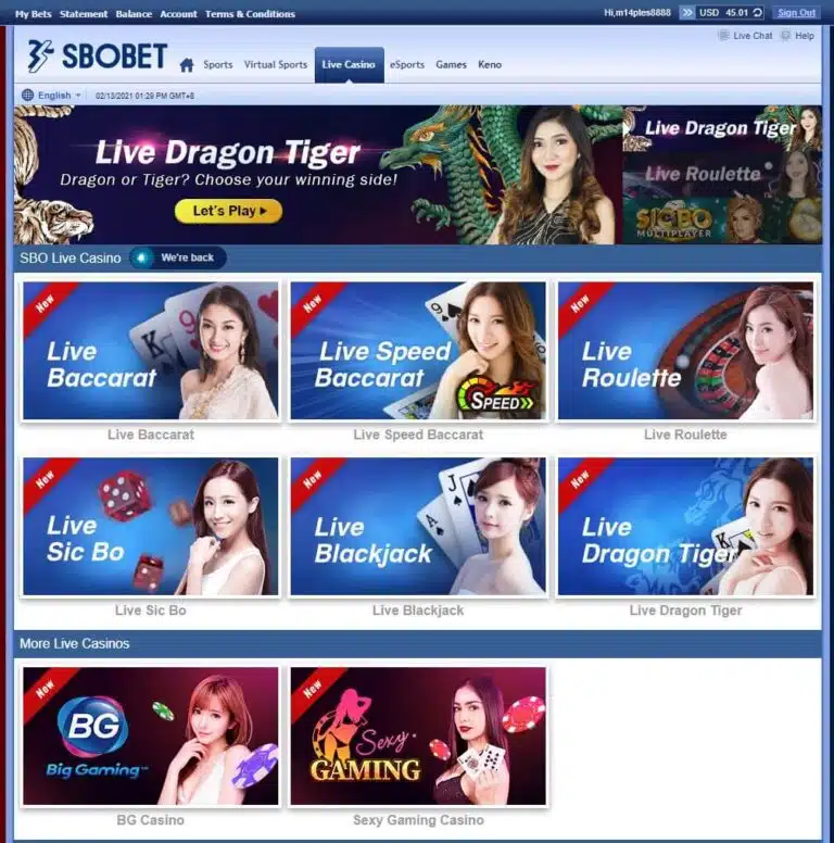 sbobet - Cá cược casino