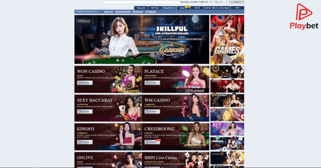 Live casino